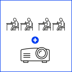 vidéoprojecteurs pour plusieurs salles de classe