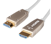 celexon UHD Fibre Optique HDMI 2.0b Cåble actif 15m, blanc