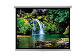 Ecran de projection manuel DELUXX Expert Slowmotion 16:9 Blanc Mat Polaro 266 x 148