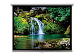 Ecran de projection DELUXX Manuel Advanced Slowmotion 16:9 Blanc Mat Polaro 170 x 95 cm