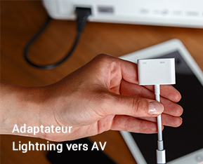 Adaptateur Lightning vers AV