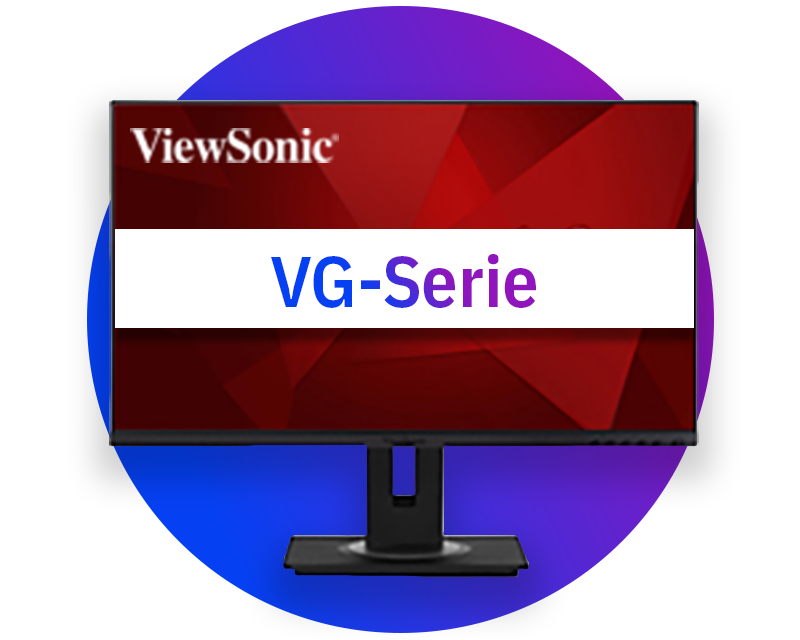 Moniteurs ergonomiques ViewSonic (série VG)