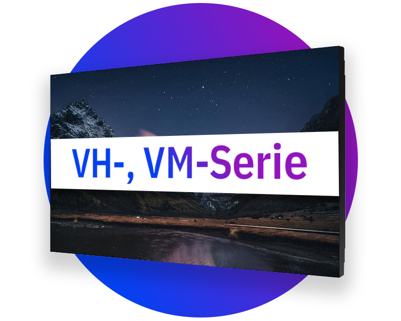 Écrans Samsung Videowall (séries VH, VM)