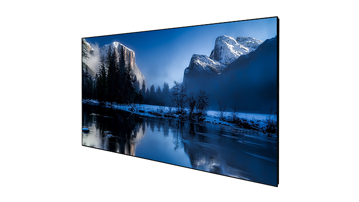 DELUXX Cinema Écran sur cadre à haut contraste SlimFrame