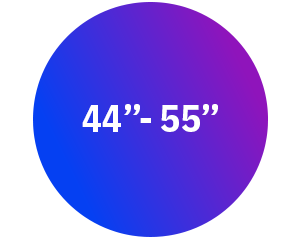44" - 55"