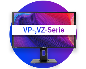 Moniteurs Asus Full-HD / UHD (séries VP, VZ)