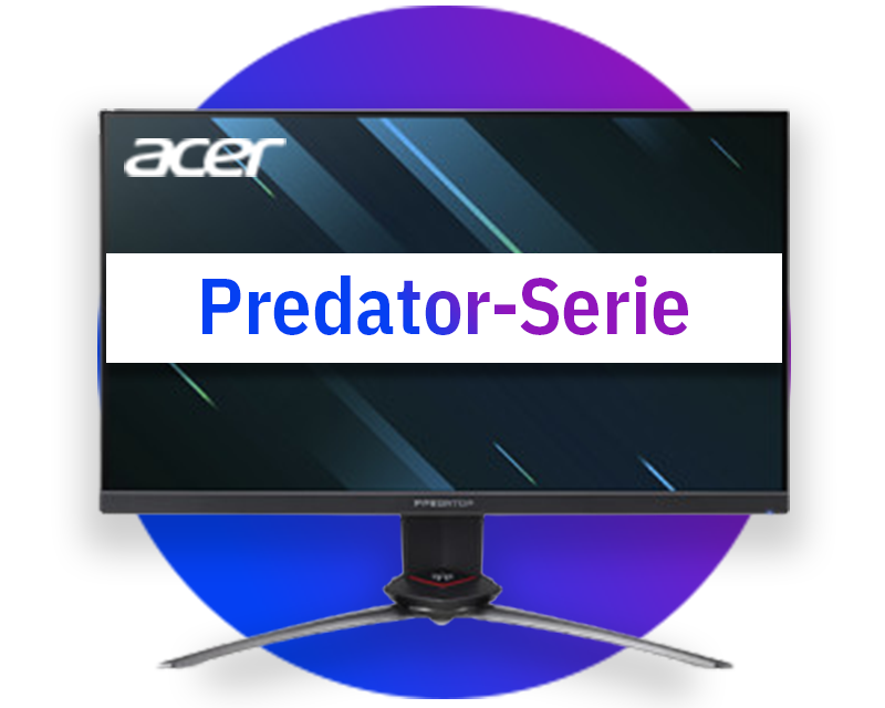 Moniteurs de jeu Acer (série Predator)
