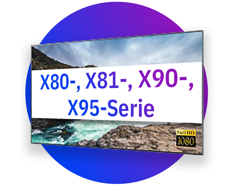 Écrans Sony avec tuner TV (séries X80, X81, X90, X95)