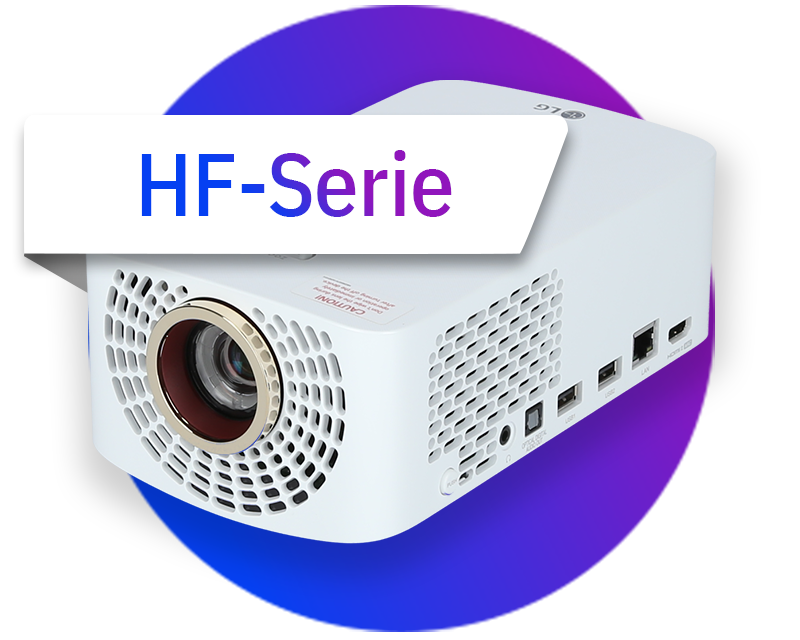 Vidéoprojecteurs Full-HD Home Cinema LG (série HF)
