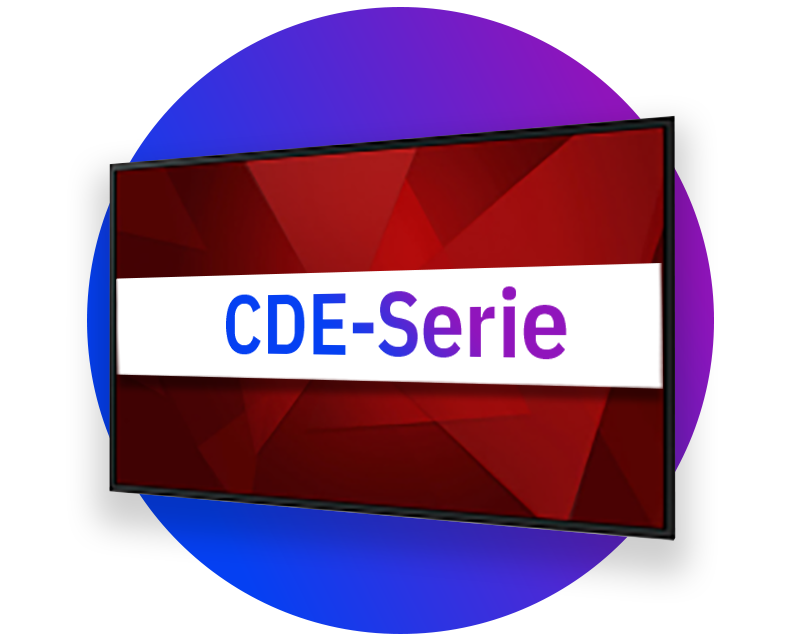 Écrans professionnels autonomes Viewsonic (série CDE)